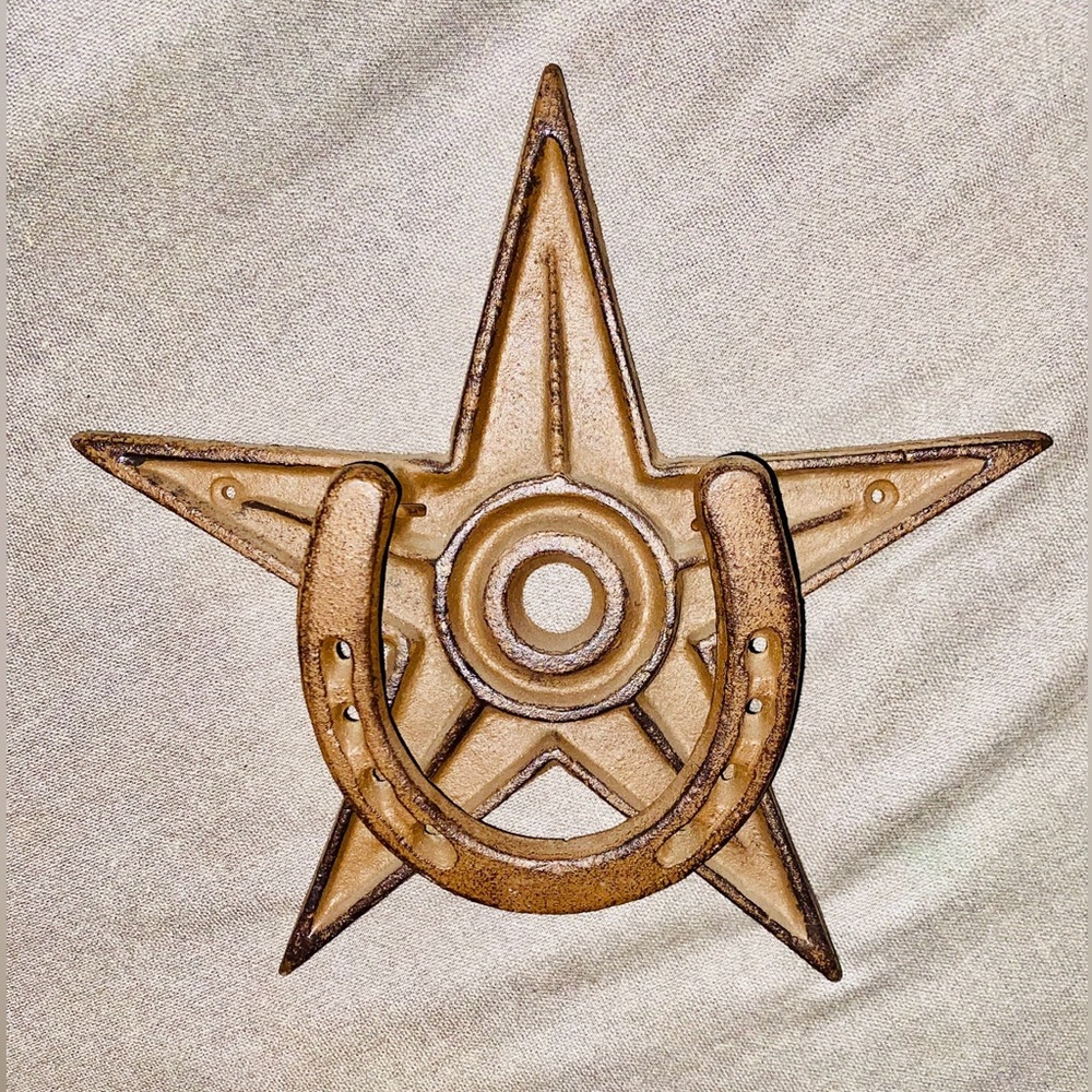 Rustic Star and Horseshoe Wall Decor/Door-Knocker